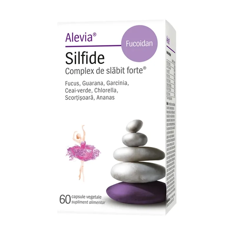 Silfide Complex de slăbit forte + Fucoidan - Alevia