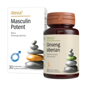 Masculin Potent 30 comprimate + Ginseng siberian - Alevia