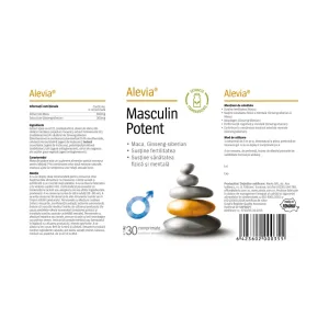 Masculin Potent 30 comprimate + Ginseng siberian - Alevia