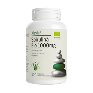 Spirulină Bio 1000mg - Alevia