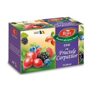 Ceai cu Fructele Carpaților, ceai la plic - Fares