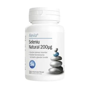 Seleniu Natural 200µg filmate - Alevia