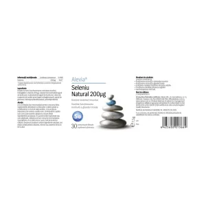 Seleniu Natural 200µg filmate - Alevia
