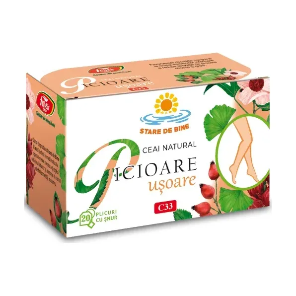 Picioare ușoare, C33, ceai la plic - Fares