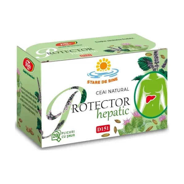 Protector hepatic, D151, ceai la plic - Fares