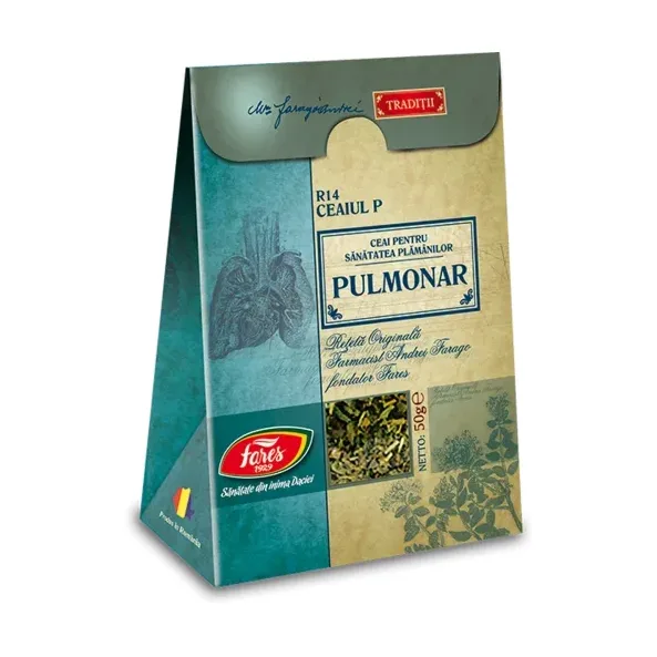 Ceaiul P – ceai pulmonar, R14, ceai la pungă (rețetă originală Andrei Farago) - Fares