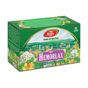 Hemorlax, D52, ceai la plic - Fares