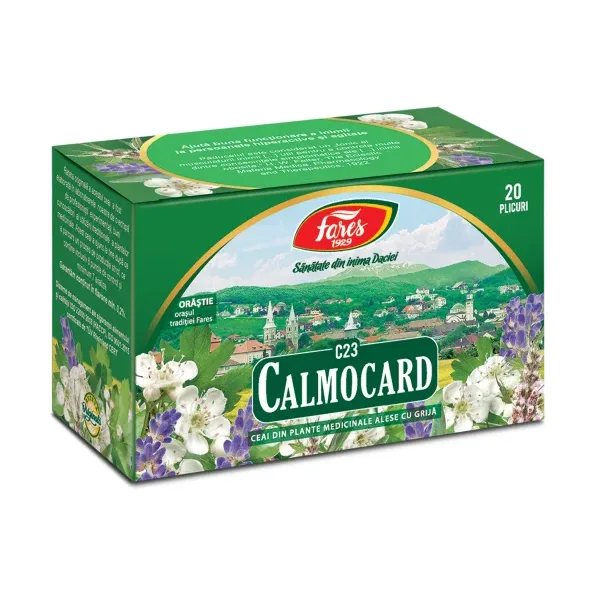 Calmocard, C23, ceai la plic - Fares
