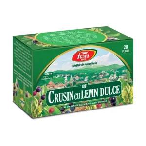 Crușin cu lemn dulce, D81, ceai la plic - Fares