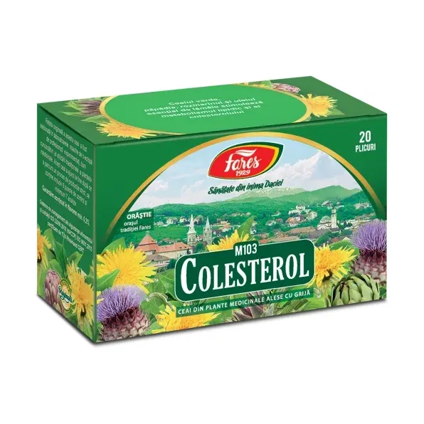 Colesterol, M103, ceai la plic - Fares