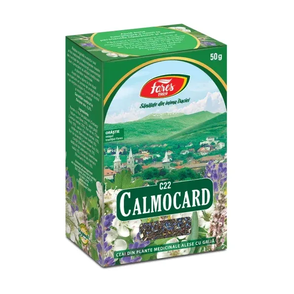 Calmocard, C22, ceai la pungă - Fares