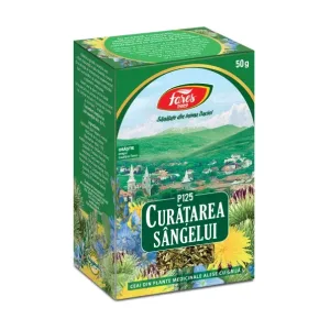 Curățarea sângelui, P125, ceai la pungă - Fares