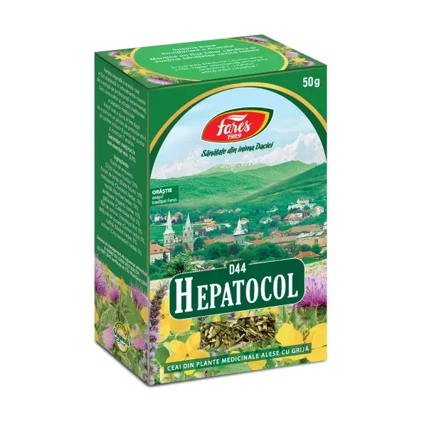 Hepatocol, D44, ceai la pungă - Fares