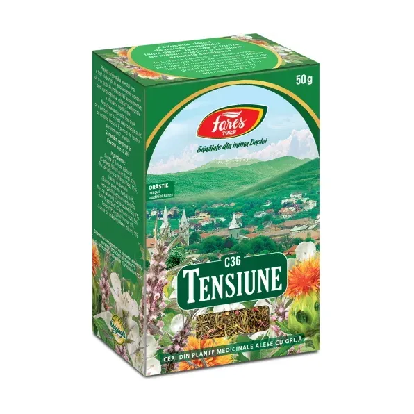 Tensiune, C36, ceai la pungă - Fares