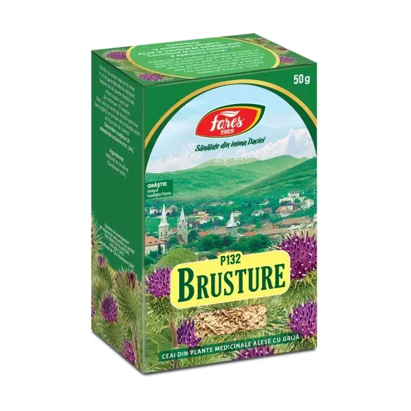 Brusture, rădăcină, P132, ceai la pungă - Fares