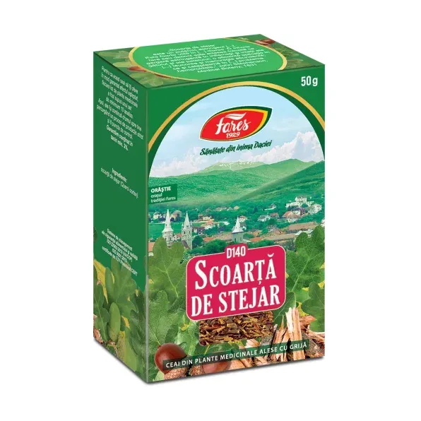 Stejar, scoarță, D140, ceai la pungă - Fares