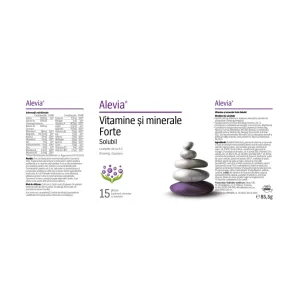 Vitamine și minerale Forte Solubil - Alevia