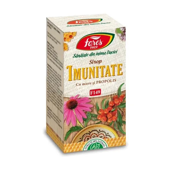 Imunitate cu miere și propolis, F149, sirop - Fares