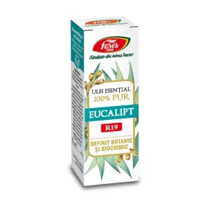 Eucalipt, R19, ulei esențial 100% pur, definit botanic si biochimic - Fares