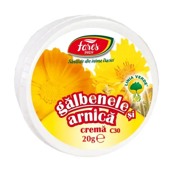 Gălbenele și arnică, C30, cremă - Fares