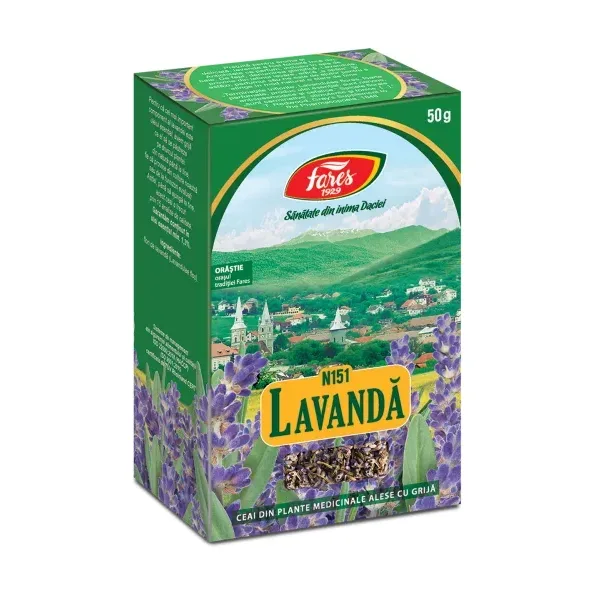 Lavandă, flori, N151, ceai la pungă - Fares