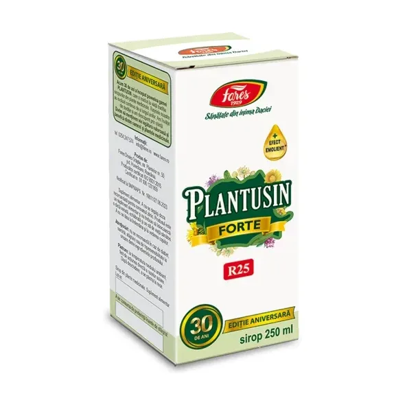 Plantusin Forte, R25, sirop tuse - Fares
