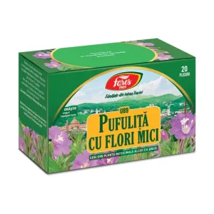 Pufuliță cu flori mici, iarba, U89, ceai la plic - Fares