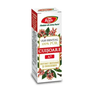 Cuișoare, A7, ulei esențial 100% pur, definit botanic și biochimic - Fares