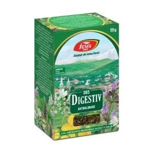 Digestiv Antibalonare, D65, ceai la pungă - Fares