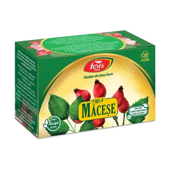 Măceșe, F181, ceai la plic - Fares