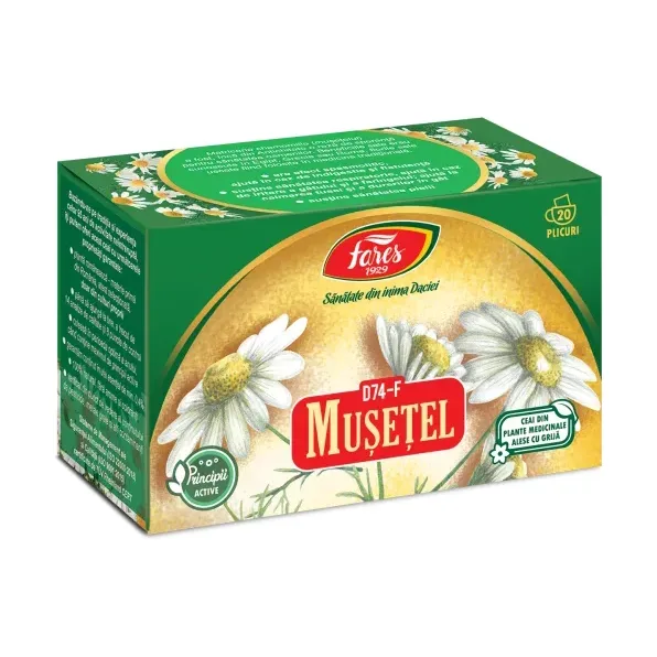 Ceai de Musetel la Plic D74 – Fares.ro - Fares