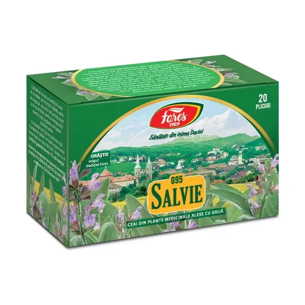 Salvie, G95, ceai la plic - Fares