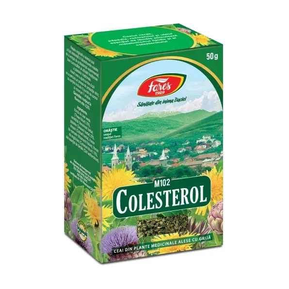 Colesterol, M102, ceai la pungă - Fares