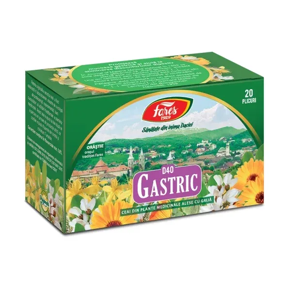 Gastric, D40, ceai la plic - Fares