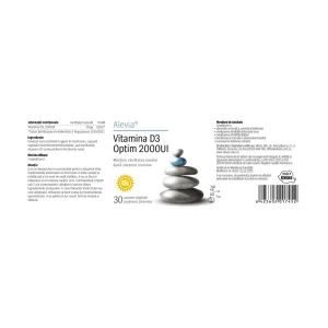 Vitamina D3 Optim 2000UI - Alevia