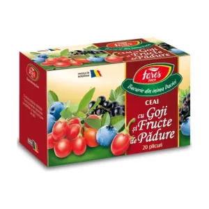 Ceai cu goji și fructe de pădure, ceai la plic - Fares
