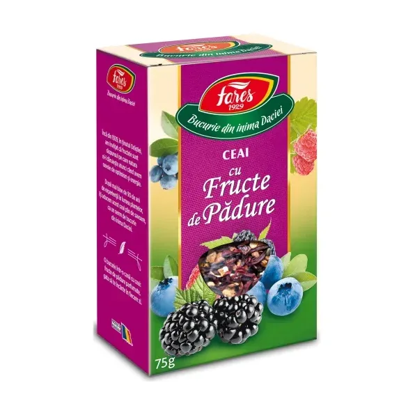 Ceai cu fructe de pădure, ceai la pungă - Fares