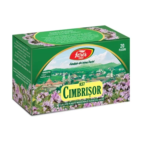Cimbrișor, iarbă, R37, ceai la plic - Fares