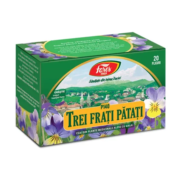 Trei frați pătați, iarbă, P140, ceai la plic - Fares