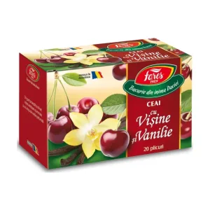 Ceai cu vișine și vanilie, la plic - Fares