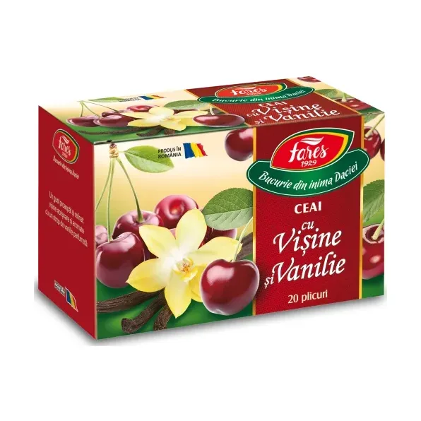 Ceai cu vișine și vanilie, la plic - Fares