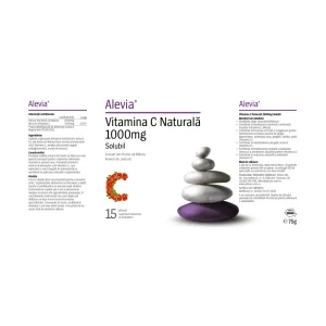 Vitamina C Naturală 1000mg Solubil - Alevia