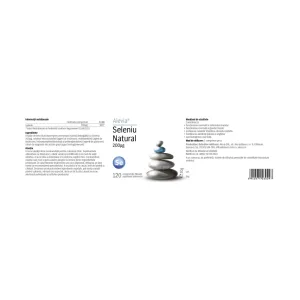 Seleniu Natural 200µg filmate - Alevia