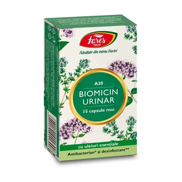 Biomicin urinar, A20 - Fares