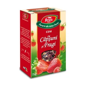 Ceai cu căpșuni și fragi, ceai la pungă - Fares