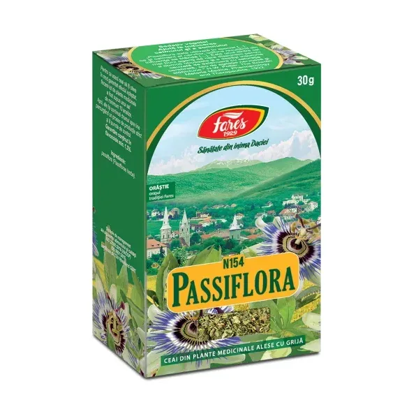 Passiflora, iarbă, N154, ceai la pungă - Fares