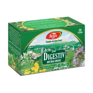 Digestiv Antibalonare, D147, ceai la plic - Fares