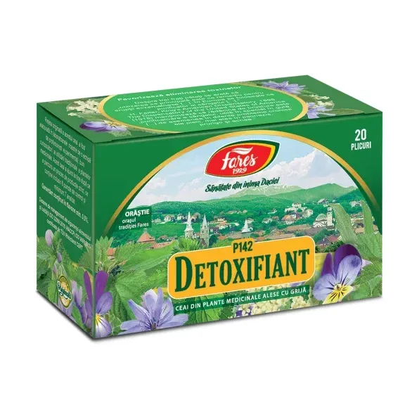 Detoxifiant, P142, ceai la plic - Fares