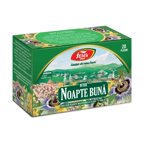 Noapte bună, N158, ceai la plic - Fares