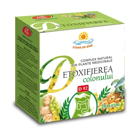 Detoxifierea colonului, D92, complex - Fares